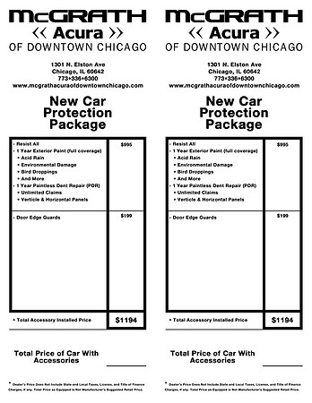 In-store Employee checklist sheet design