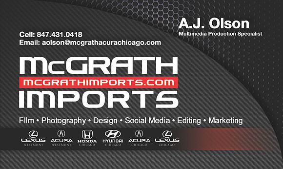 Business card design