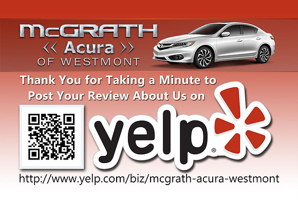Review postcard design